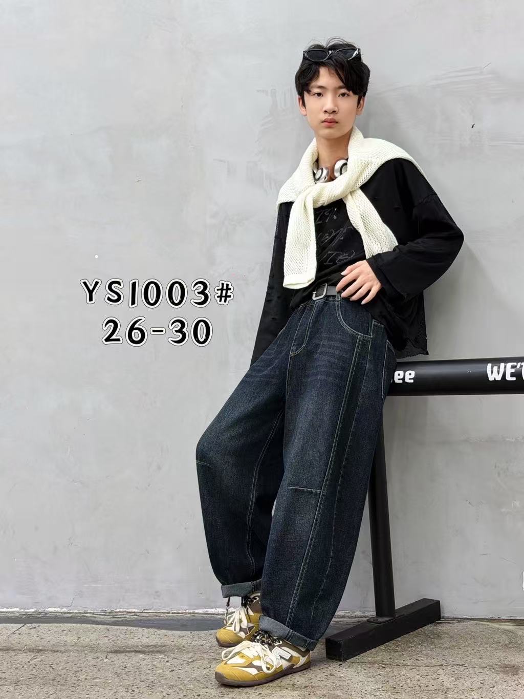 YS1003 男童宽松牛仔