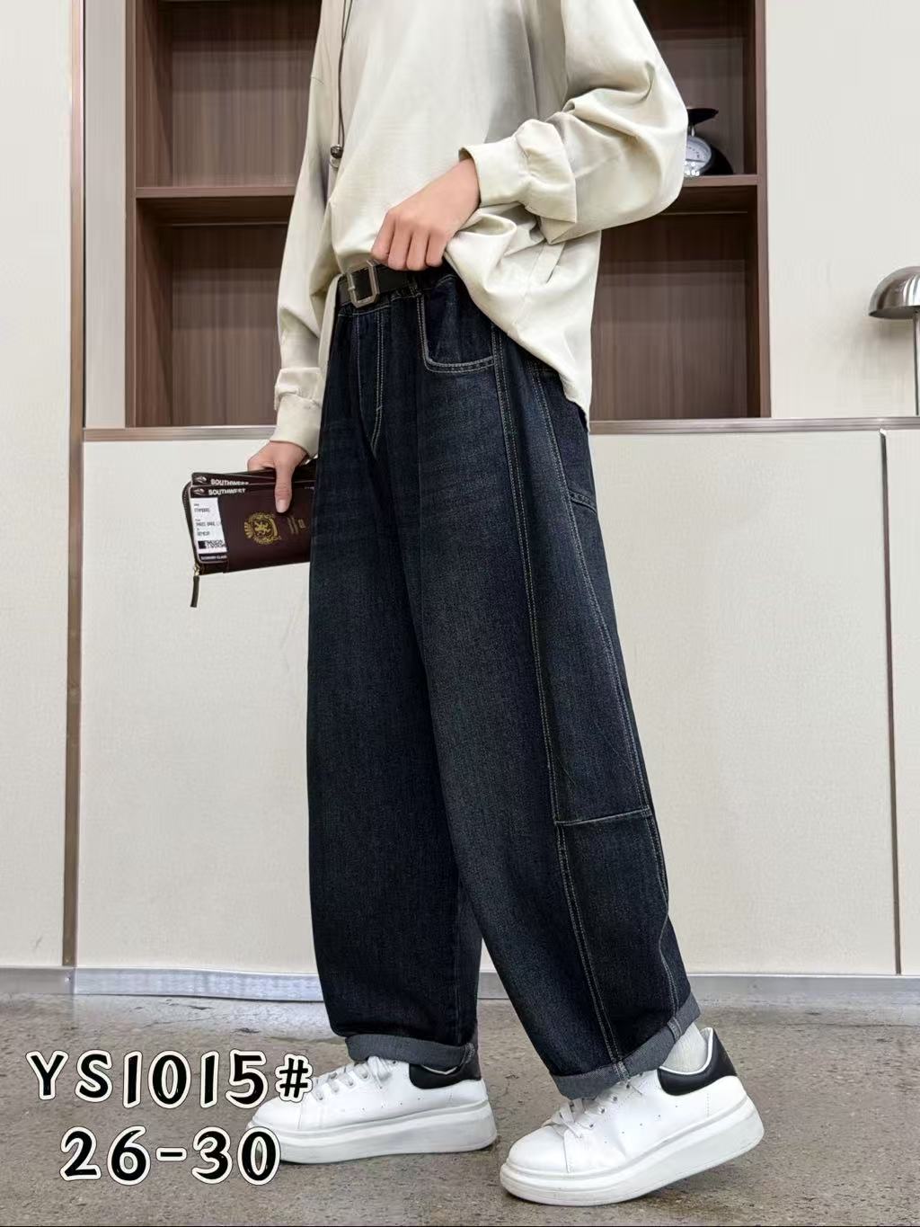 YS1015 男童宽松牛仔裤