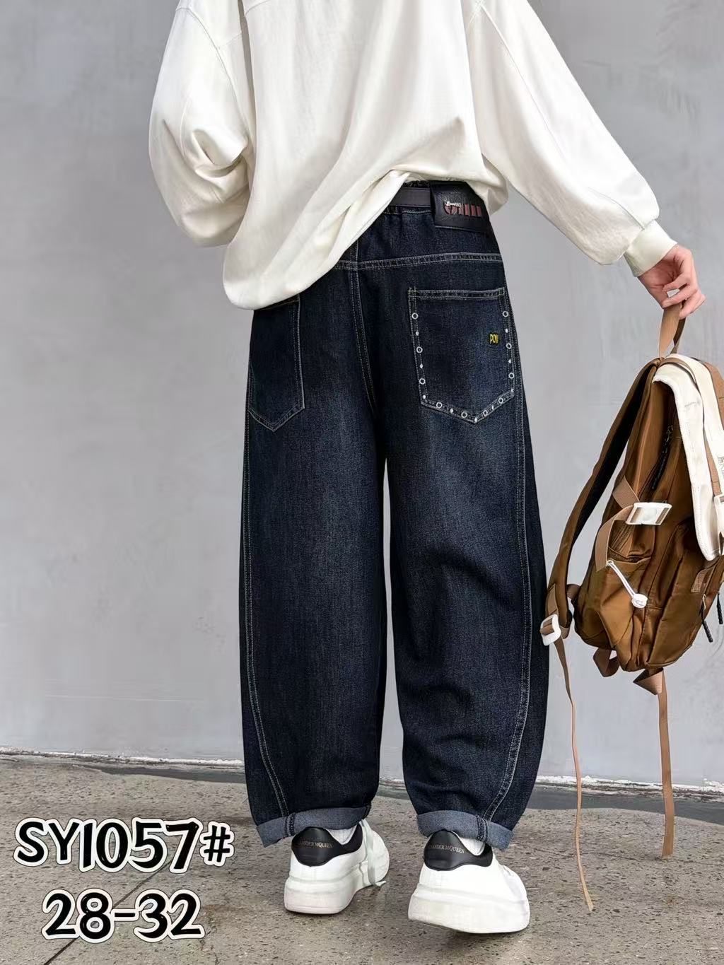 SY1057 男童秋款牛仔阔腿裤